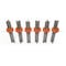 Dare Products LockJawz T-Post Fence Insulator Orange T-360 ORANGE - alternate 3
